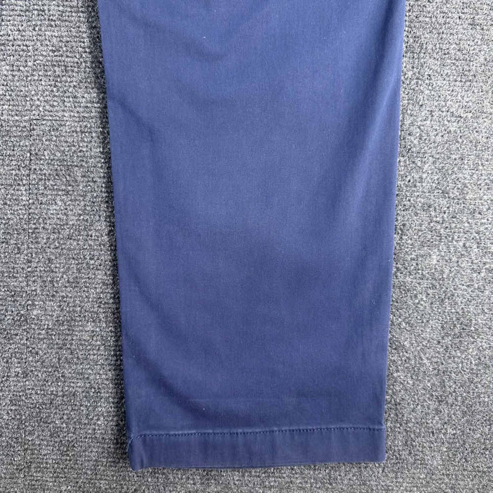 Tommy Bahama Chino Pants Mens 42x30 Navy Blue Boracay Cotton Blend Casual Golf - Picture 11 of 16